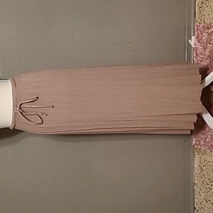 Soul Cake women's tan small maxi skirt